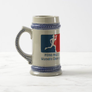 Chope À Bière La championne Stein des femmes du mille 3 d'étang