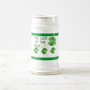 Chope À Bière La chance des Irlandais -