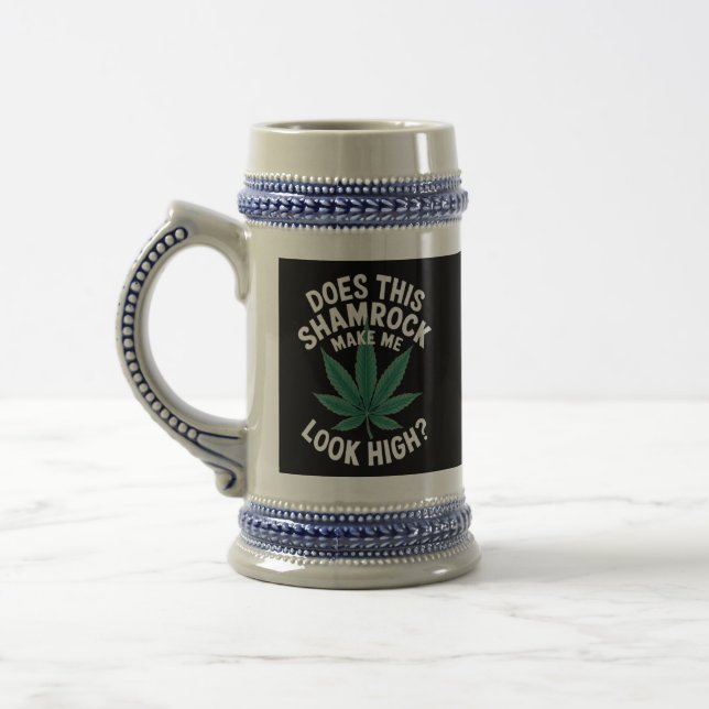 Chope À Bière La fête drôle de la Saint-Patrick pour les gars Gr (Gauche)