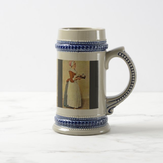 Chope À Bière La fille de chocolat (Mlle Baldauf), par Liotard (Droite)