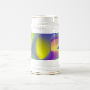 Chope À Bière La magie de l'été, 3D Art Abstrait