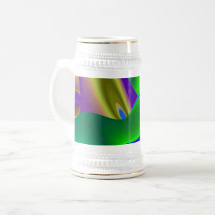Chope À Bière La magie de l'été, 3D Art Abstrait