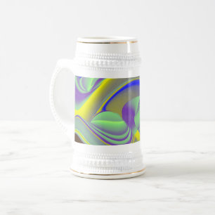 Chope À Bière La magie de l'été, 3D Art Abstrait