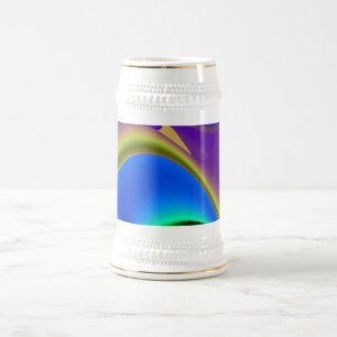 Chope À Bière La magie de l'été, 3D Art Abstrait