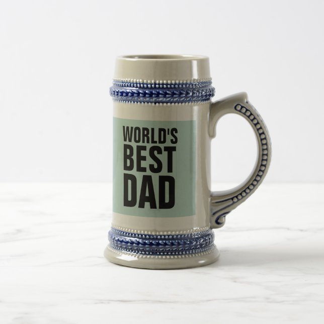CHOPE À BIÈRE LA MEILLEURE PÈRE-CAFÉ DU MONDE BEER STEIN (Droite)