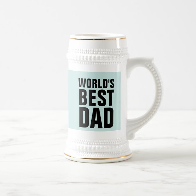 CHOPE À BIÈRE LA MEILLEURE PÈRE DU MONDE BEER STEIN (Droite)