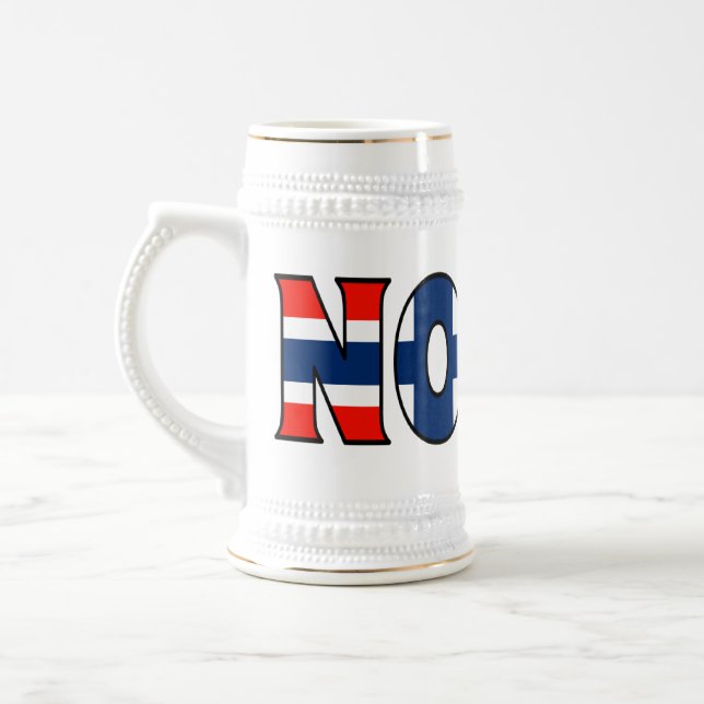 Chope À Bière La Norvège Stein (Gauche)