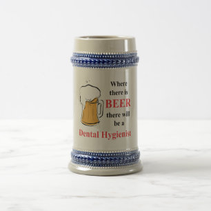 Chope À Bière Là où il y a bière - hygiéniste dentaire