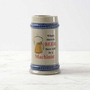 Chope À Bière Là où il y a bière - machiniste