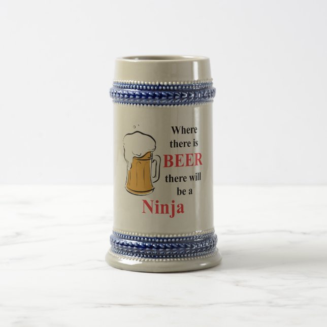 Chope À Bière Là où il y a bière - Ninja (Centre)