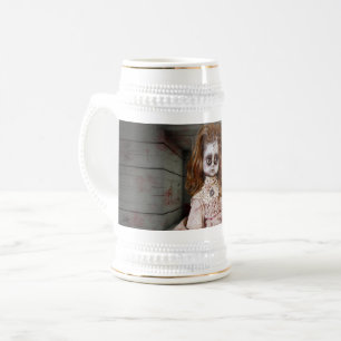 Chope À Bière La poupée en porcelaine hantée vintage de Slippery