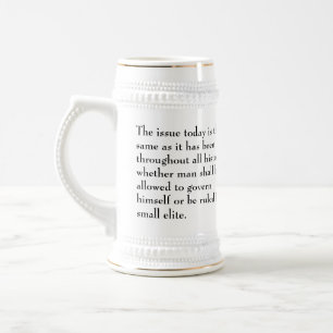 Chope À Bière La question de Thomas Jefferson est aujourd'hui