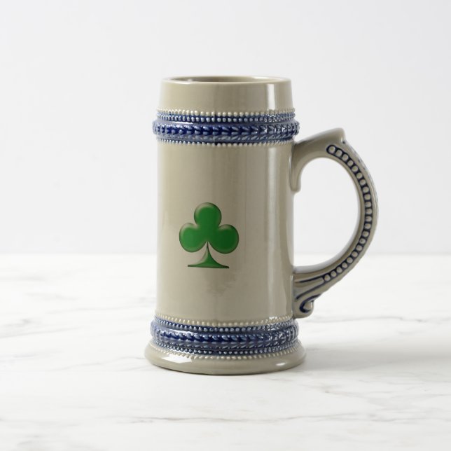Chope À Bière la Saint-Patrick verte irlandaise trèfle shamrock (Droite)