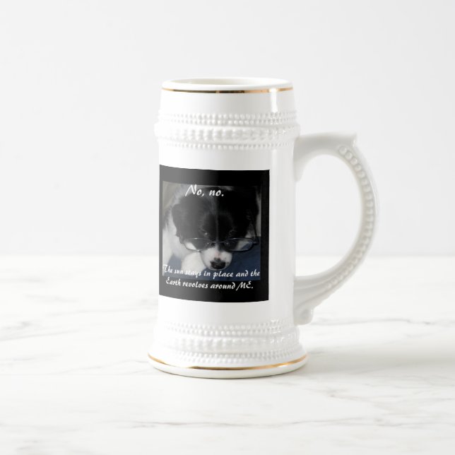 Chope À Bière "La Terre tourne autour de moi" Stein (Droite)