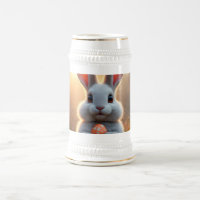 Lapin de Pâques joyeux dans la magie du printemps