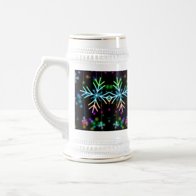 Chope À Bière L'atmosphère de Noël festive et animée de Slippery (Gauche)