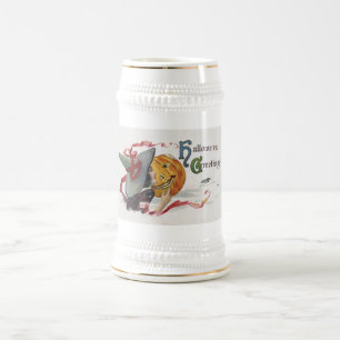 Chope À Bière Le baiser de la sorcière : Jack-o'-lantern à Hallo