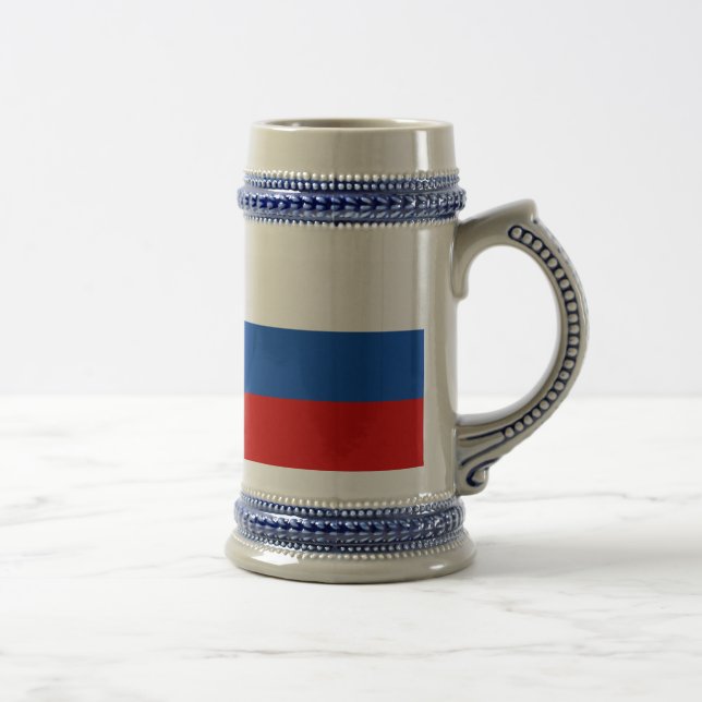 Chope À Bière Le drapeau de la Russie (Droite)