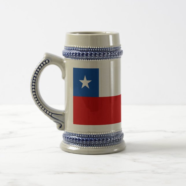 Chope À Bière Le drapeau du Chili (Gauche)