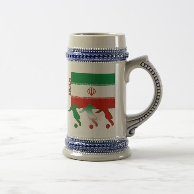 Chope À Bière Le football Iran Stein (Droite)