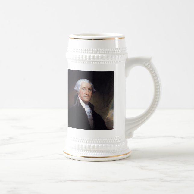 Chope À Bière Le gouvernement est force, George Washington (Droite)