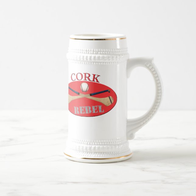 Chope À Bière Le liège se rebelle bière Stein (Droite)