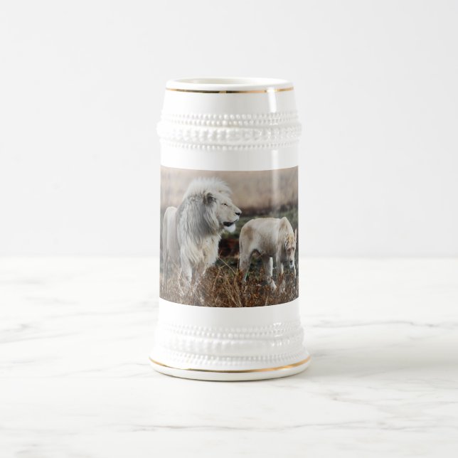 Chope À Bière Le lion d'Afrique du Sud (Centre)