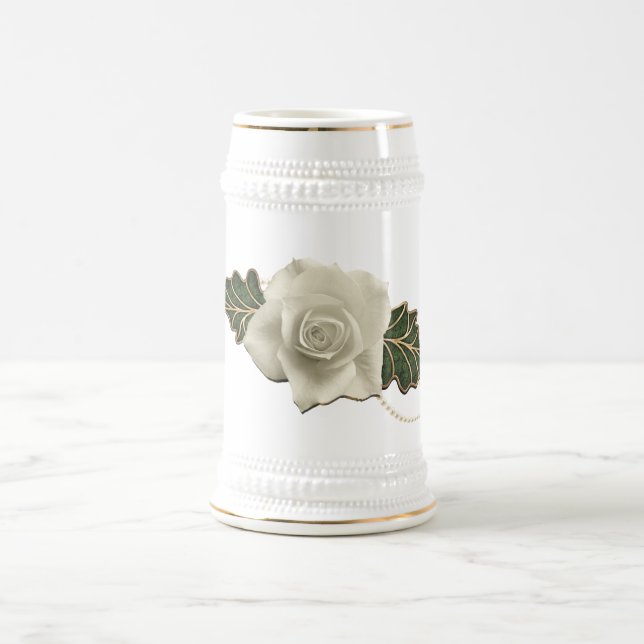 Chope À Bière Le mariage vintage s'est levé (Centre)