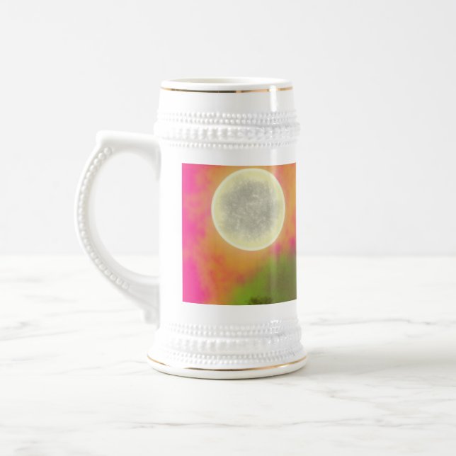 Chope À Bière Le monde de la lune et des fleurs (Gauche)