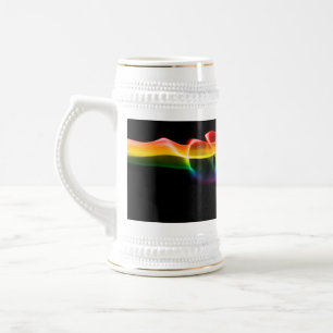 Chope À Bière Le panache d'énergie arc-en-ciel de SlipperyJoe a