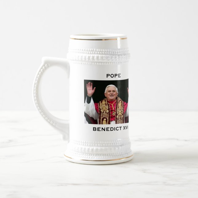 CHOPE À BIÈRE LE PAPE BENOÎT XVI (Gauche)