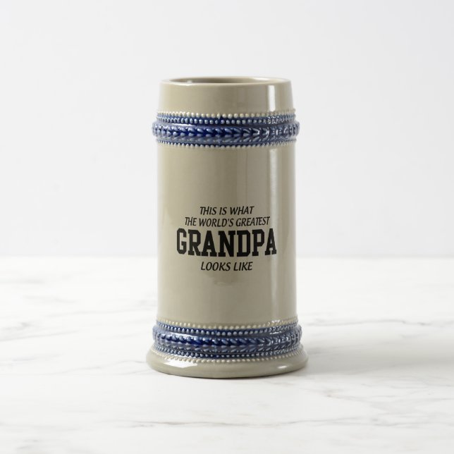 Chope À Bière Le plus grand grand-papa du monde (Centre)