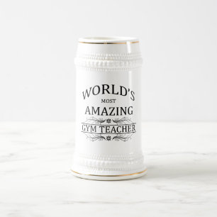 Chope À Bière Le professeur de gymnase le plus extraordinaire du