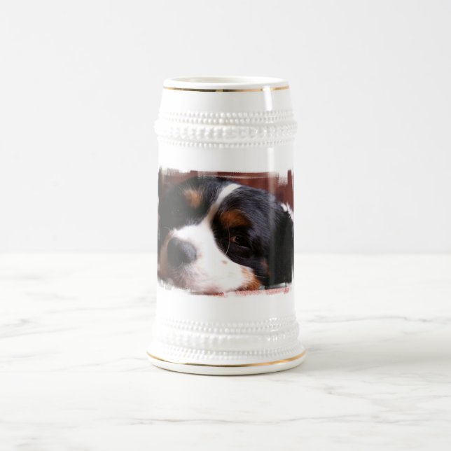 Chope À Bière Le Roi Charles Cavalier Spaniel Beer Stein (Centre)