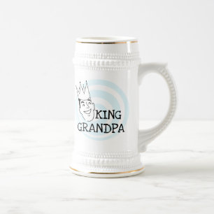 Chope À Bière Le Roi Grandpa T-shirts et cadeaux