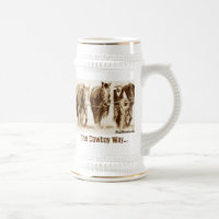 Le stein de manière de cowboy