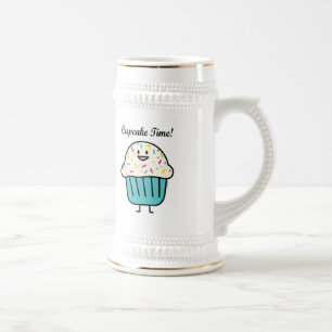 Chope À Bière Le temps de petit gâteau avec arrose le fondant