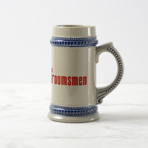 Chope À Bière Les garçons d'honneur (rouge de Mafia)