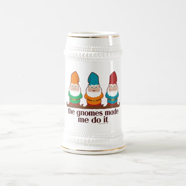 Chope À Bière Les gnomes m'ont incité à le faire (Centre)