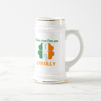 Chope À Bière Les Irlandais personnalisés m'embrassent que je