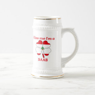 Chope À Bière Les Libanais personnalisés m'embrassent que je