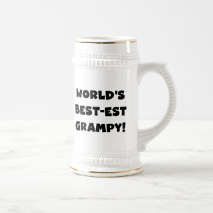 Chope À Bière Les meilleurs cadeaux Grampy du monde de Black Tex