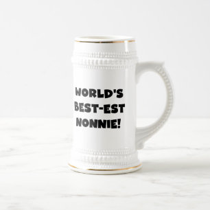 Chope À Bière Les meilleurs cadeaux Nonnie du monde de Black Tex