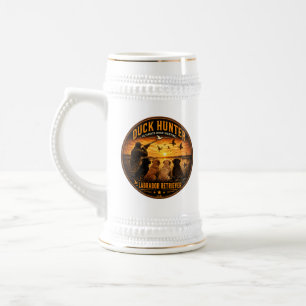 Chope À Bière Les Quatre Retrievers – Chasse au Canard