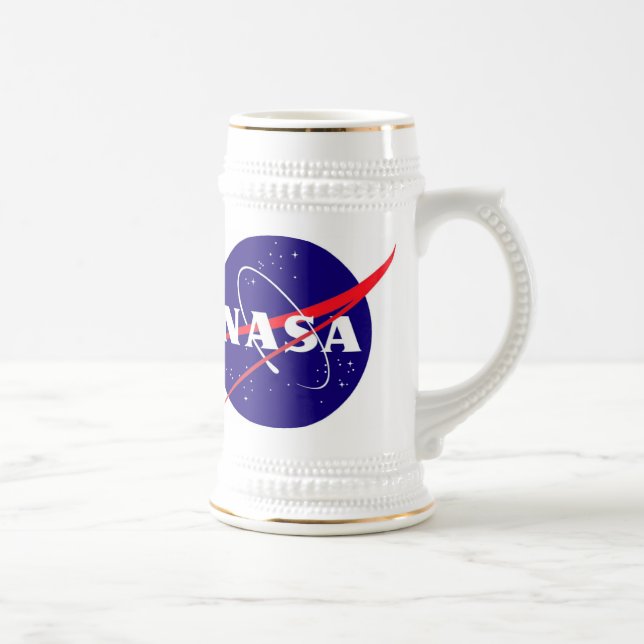 Chope À Bière Logo de boulette de viande de la NASA (Droite)