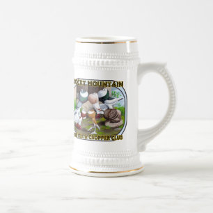 Chope À Bière Logo de club de montagne rocheuse