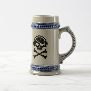Chope À Bière Logo de la piraterie anti-RIAA de pirate de