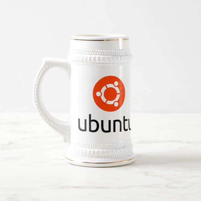 Chope À Bière Logo d'Ubuntu Linux (Gauche)