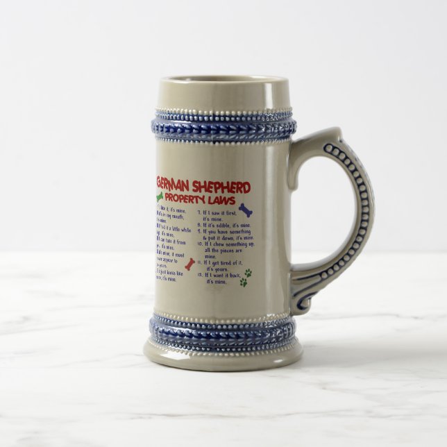 Chope À Bière Lois 2 de propriété de BERGER ALLEMAND (Droite)