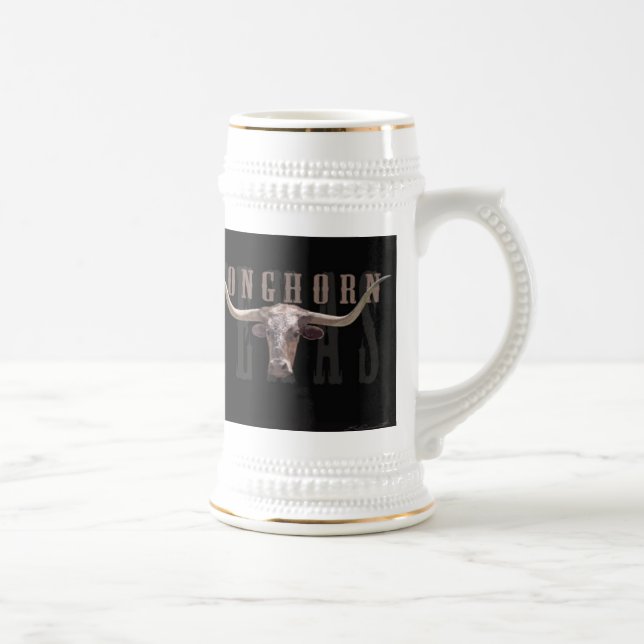 Chope À Bière Longhorn Head Stein (Droite)